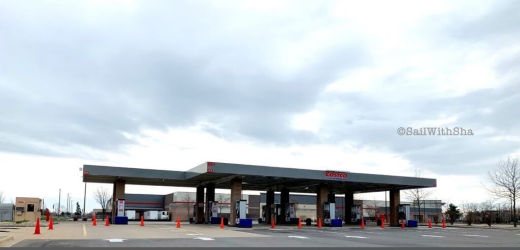 Costco Gas Station, Ann Arbor